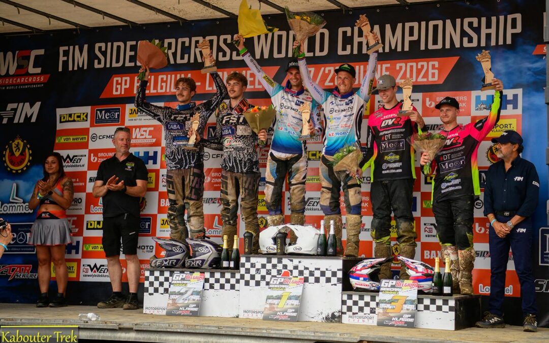 Lucas Coenen, Sacha Coenen en Marvin Vanluchene schrijven een nieuw hoofdstuk in de Belgische motorcross geschiedenis